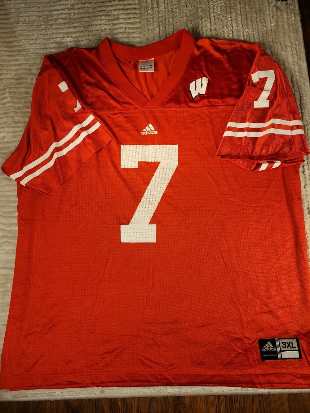 Adidas Wisconsin Badgers Jersey Mens Size 3XL NCAA College Football XXXL Adult